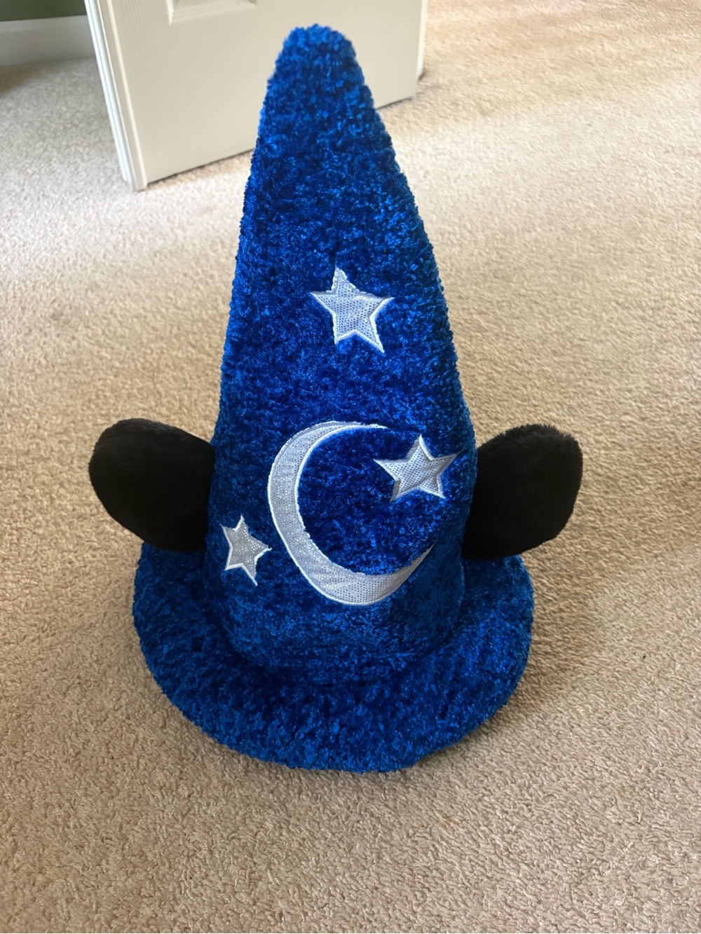 Disney Royal Blue Plush Wizard Hat  GREAT FOR DISNEY WORLD!!